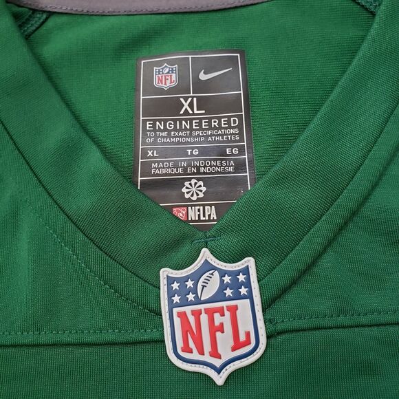 Nike Engineered Sauce Gardner New York Jets Size XL Mens Green NFL Jersey #1 - Picture 3 of 7